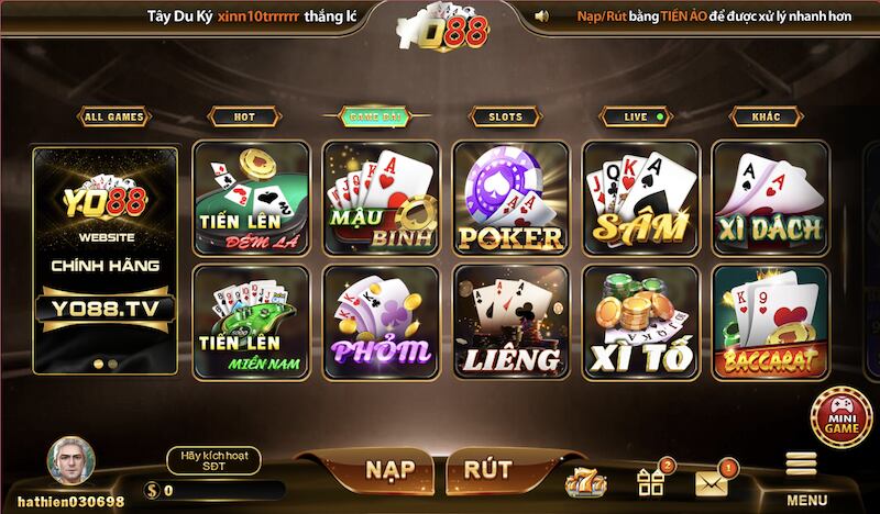 Game bài Mậu Binh Yo88 là gì?